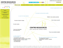 Tablet Screenshot of lesioncerebrale74.fr